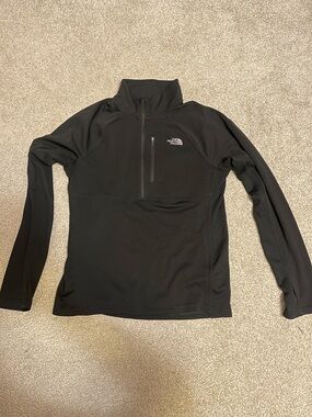 The North Face Black FlashDry Half-Zip Top